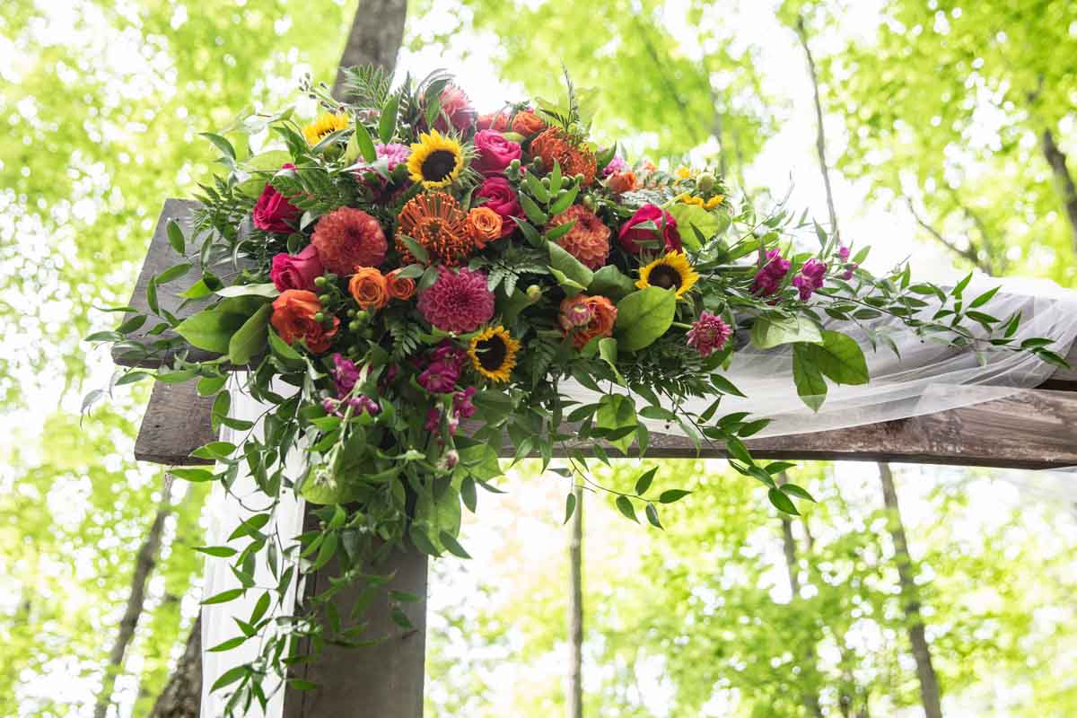 Floral Reef Designs - Ottawa Wedding and Event Florist - Lisa Provencal Photography - Colourful Temple's Sugar Bush Wedding